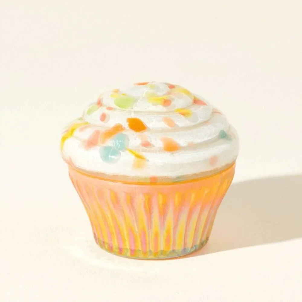 Birthday Cupcake Glass Candle Jar by Uncommon Goods - Picture 2 of 11